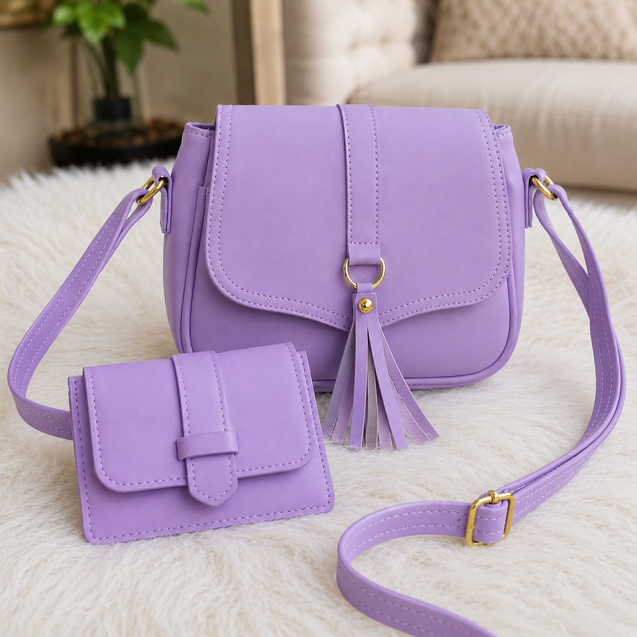 Bolso + Cartera de Cuero - Kit Lanzamiento Exclusivo 2026 - (Con 82% de Descuento HOY!)
