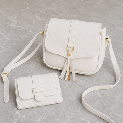 Bolso + Cartera de Cuero - Kit Lanzamiento Exclusivo 2026 - (Con 82% de Descuento HOY!)