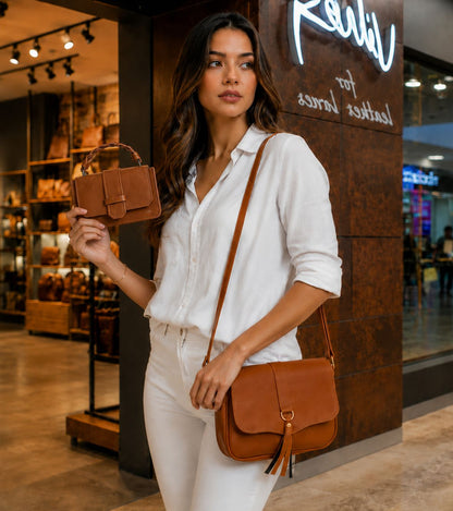 Bolso + Cartera de Cuero - Kit Lanzamiento Exclusivo 2026 - (Con 82% de Descuento HOY!)