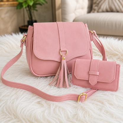 Bolso + Cartera de Cuero - Kit Lanzamiento Exclusivo 2026 - (Con 82% de Descuento HOY!)